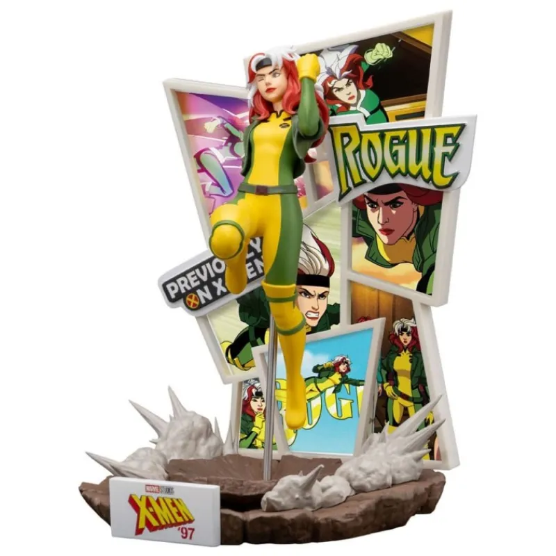 Diorama X-Men '97 PVC D-Stage Rogue 16 cm (Exclusivo SDCC) Superhéroes Marvel|Coleccionismo Marvel