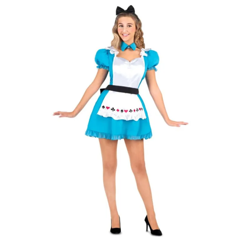 Discount Disfraz de Alicia Clásico Azul y Blanco para Mujer Mujer Disfraces Mujer|Disfraces Disney