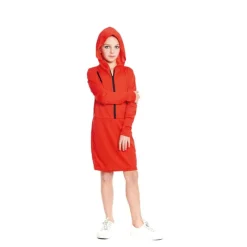 Disfrazzes Disfraces Infantiles|Disfraces Series^Disfraz de Atracadora Vestido Rojo para Niña