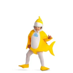 Disfrazzes Disfraces Infantiles^Disfraz de Baby Shark amarillo con capucha para bebé y niños