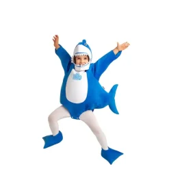 Online Disfraz de Baby Shark azul con capucha para bebé y niños Disfraces Infantiles