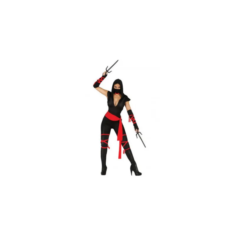 Mujer Disfrazzes Disfraces Mujer^Disfraz de Black Ninja para mujer
