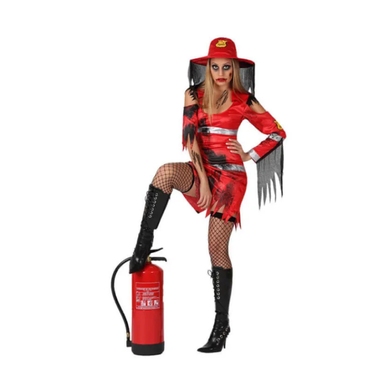 Mujer Disfrazzes Disfraces Mujer|Disfraces Halloween Mujer^Disfraz de Bombera Muerta para mujer
