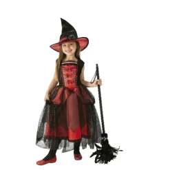 Disfrazzes Disfraces Infantiles|Disfraces Halloween Niña^Disfraz de Bruja Chic Roja para niña