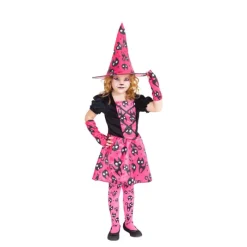 Outlet Disfraz de Bruja Mininos Rosa para niña Disfraces Infantiles|Disfraces Halloween Niña