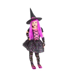 Disfrazzes Disfraces Infantiles|Disfraces Halloween Niña^Disfraz de Bruja Moonlight Rosa para niña