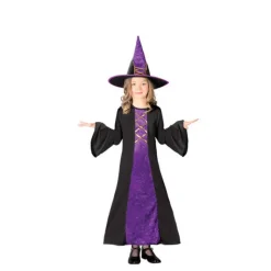 Disfrazzes Disfraces Infantiles|Disfraces Halloween Niña^Disfraz de Brujita lila para niña