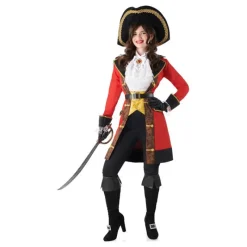 Mujer Disfrazzes Disfraces Mujer|Disfraces Disney^Disfraz de Capitana Pirata Hook para Mujer