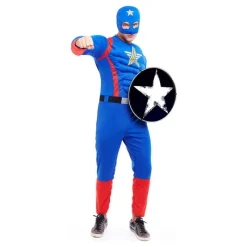 Hombre Disfrazzes Disfraces Hombre^Disfraz de Capitán América para hombre