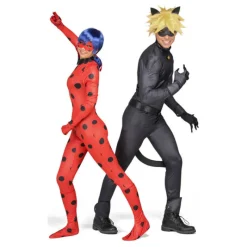 Hombre Disfrazzes Disfraces Hombre^Disfraz de Cat Noir de Miraculous Ladybug con peluca para hombre