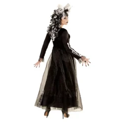 Mujer Disfrazzes Disfraces Mujer^Disfraz de Catrina Blanco y Negro para mujer