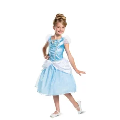 Disfrazzes Disfraces Infantiles|Disfraces Disney^Disfraz de Cenicienta Disney Deluxe para niña