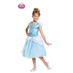 Disfrazzes Disfraces Infantiles|Disfraces Disney^Disfraz de Cenicienta Disney Deluxe para niña