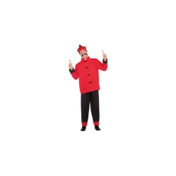 Disfraz de Chino Rojo y Negro para hombre Hombre Disfraces Hombre