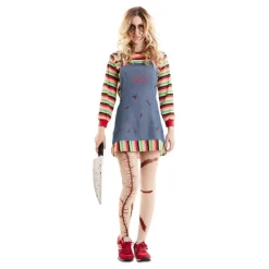 Mujer Disfrazzes Disfraces Mujer^Disfraz de Chucky con falda para mujer