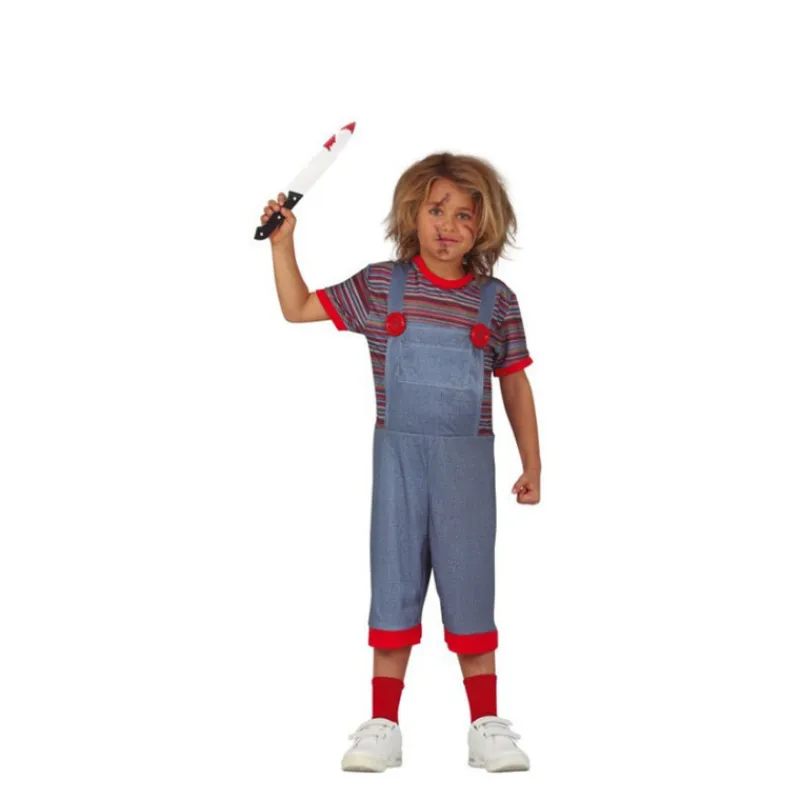 Sale Disfraz de Chucky Muñeco Diabólico para niños Disfraces Infantiles|Disfraces Halloween Niño