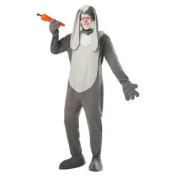 Outlet Disfraz de Conejo Gris con Orejas Largas para Adultos Disfraces Unisex|Disfraces Series