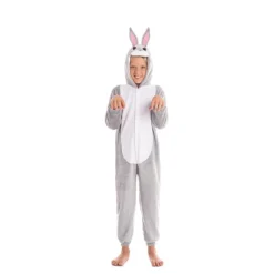 Disfrazzes Disfraces Infantiles|Disfraces Series^Disfraz de Conejo Gris y Blanco para Niños