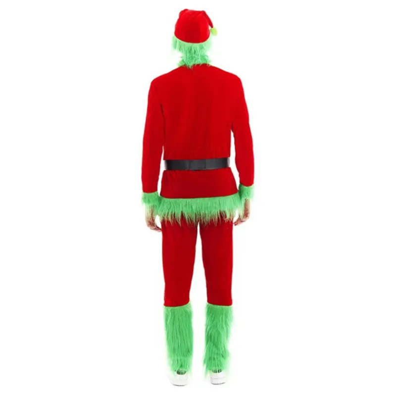 Hombre Disfrazzes Disfraces Hombre|Disfraces Disney^Disfraz de Duende Gruñón de Navidad Verde para Hombre