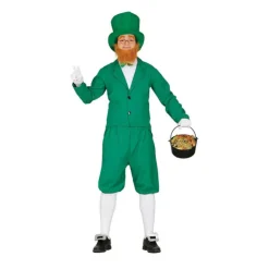 Disfraz de Duende verde Irlandés Leprechaun para hombre Hombre Disfraces Hombre|Disfraces Cine