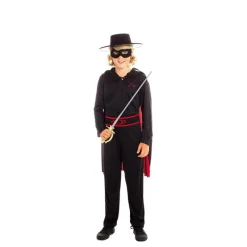 Hot Disfraz de El Zorro con Capa para Niño Disfraces Infantiles|Disfraces Cine