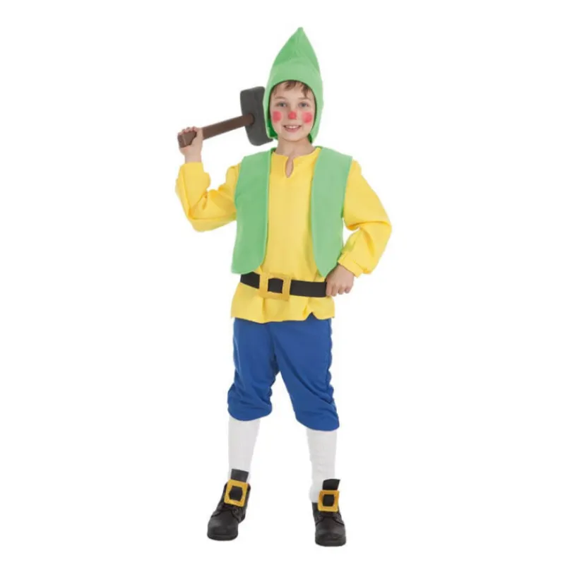 Disfrazzes Disfraces Infantiles|Disfraces Disney^Disfraz de Enanito de Cuento amarillo para niño
