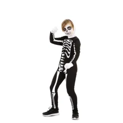 Disfrazzes Disfraces Infantiles|Disfraces Halloween Niño^Disfraz de Esqueleto con capucha para niños