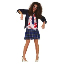 Hot Disfraz de Estudiante Zombie para mujer Mujer Disfraces Mujer|Disfraces Halloween Mujer