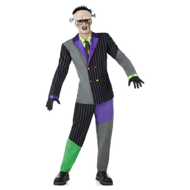 Hot Disfraz de Frankenstein a Rayas para Hombre Hombre Disfraces Hombre
