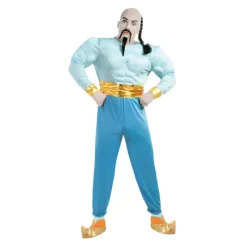 Hombre Disfrazzes Disfraces Hombre|Disfraces Disney^Disfraz de Genio de la Lámpara Aladdin para hombre
