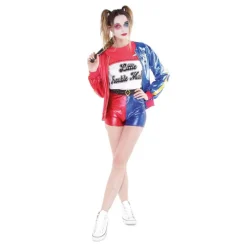 Mujer Disfrazzes Disfraces Mujer|Disfraces Dc^Disfraz de Harley Quinn Corto para Mujer