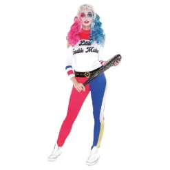 Online Disfraz de Harley Quinn Largo para Mujer Mujer Disfraces Mujer|Disfraces Dc