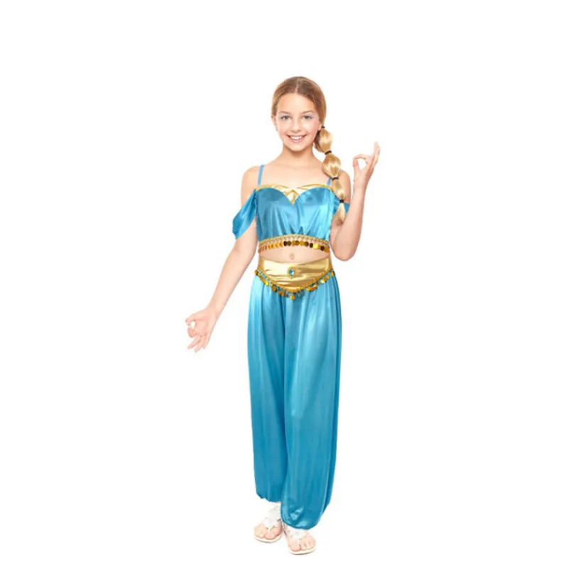 Disfrazzes Disfraces Infantiles|Disfraces Disney^Disfraz de Jasmine para Niña: Transforma su Mundo