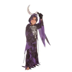 Discount Disfraz de La Muerte Tenebrosa Morado para niños Disfraces Infantiles|Disfraces Halloween Niño