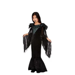 Disfraz de la Princesa Cuervo Elegante negro para niña Disfraces Infantiles|Disfraces Halloween Niña