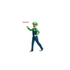 Disfrazzes Disfraces Infantiles^Disfraz de Luigi Nintendo Super Mario de Lujo para niño