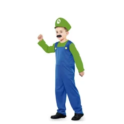 Disfraz de Luigi Super Mario para niño Disfraces Infantiles|Disfraces Videojuegos