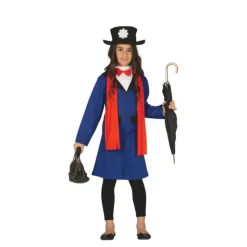 Disfrazzes Disfraces Infantiles|Disfraces Disney^Disfraz de Mary Poppins azul para niña