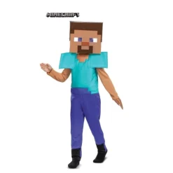 Disfrazzes Disfraces Infantiles|Disfraces Videojuegos^Disfraz de Minecraft Steve Lujo para niño