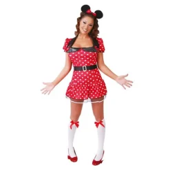 Mujer Disfrazzes Disfraces Mujer|Disfraces Disney^Disfraz de Minnie Mouse corto