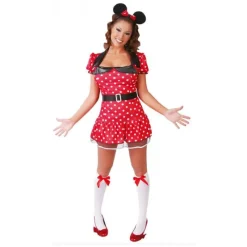 Mujer Disfrazzes Disfraces Mujer|Disfraces Disney^Disfraz de Minnie Mouse corto