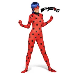 Mujer Disfrazzes Disfraces Mujer^Disfraz de Miraculous Ladybug con peluca para mujer