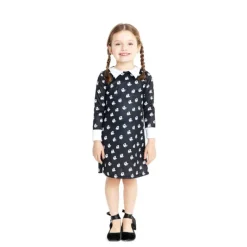 Discount Disfraz de Miércoles vestido estampado para bebé y niña Disfraces Infantiles