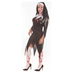 Discount Disfraz de Monja Zombie para Mujer Mujer Disfraces Mujer|Disfraces Halloween Mujer