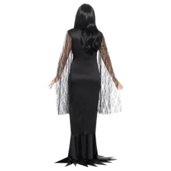 Mujer Disfrazzes Disfraces Mujer^Disfraz de Morticia Addams con puntilla