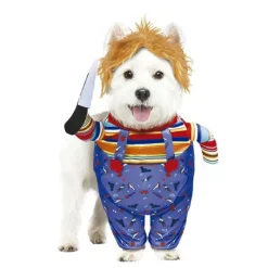 Best Disfraz de Muñeco Diabólico para perro Disfraces Unisex