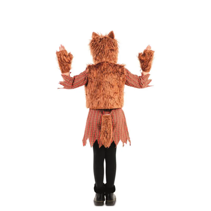 New Disfraz de Niña Lobo con guantes para niña Disfraces Infantiles