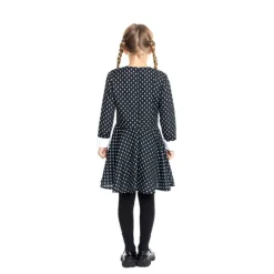 Disfrazzes Disfraces Infantiles^Disfraz de Niña Siniestra con Estampado de Calavera