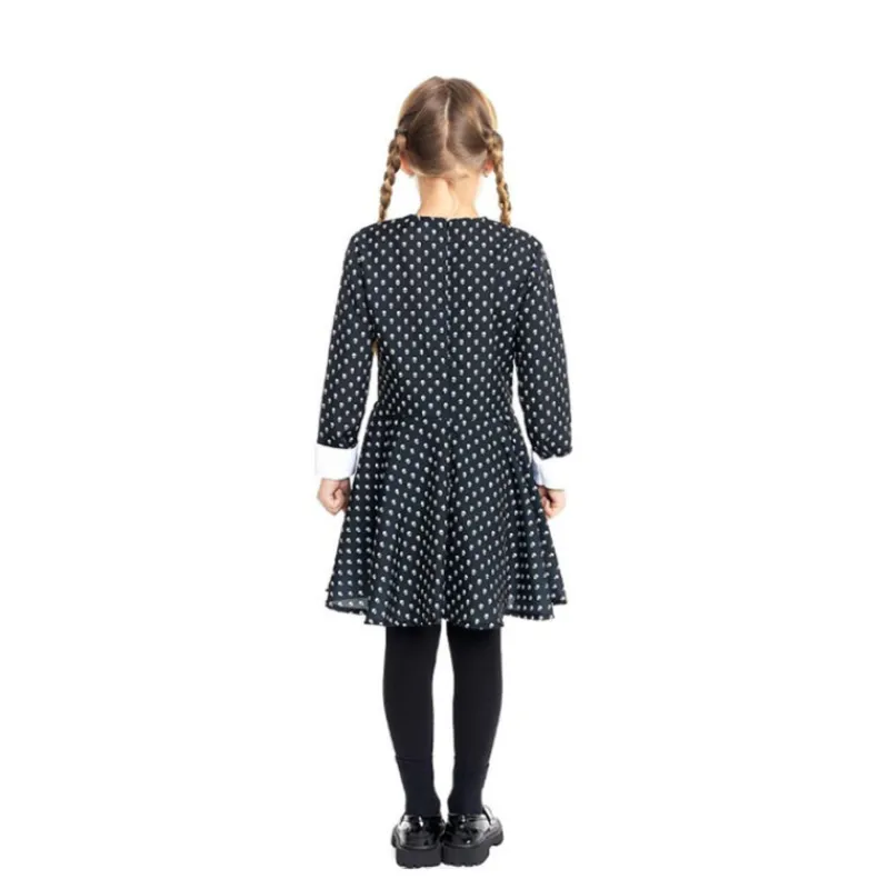 Disfrazzes Disfraces Infantiles^Disfraz de Niña Siniestra con Estampado de Calavera