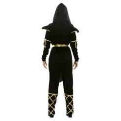 Mujer Disfrazzes Disfraces Mujer^Disfraz de Ninja Negro y Dorado para mujer